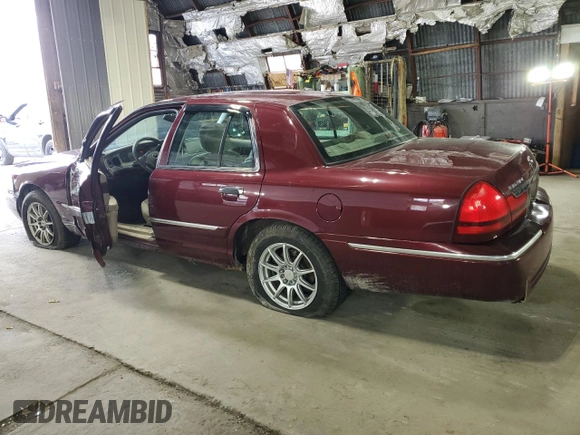 2004 Mercury Grand Marquis GS with VIN 2MEFM74W24X627374, listed as a Copart auction lot 50508605 with 118,635 mi miles and Salvage Title. Bid and sale history available at DreamBid. Image 2.