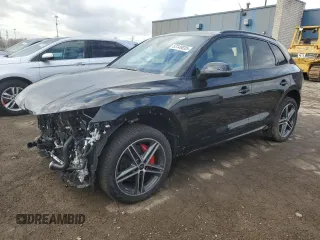 2025 Audi Q5 S line Premium Plus с VIN WA1E2AFY0S2022312, выставлен на аукционе Copart как лот 53149035 с пробегом 1 437 миль миль и Списание • Salvage title. История ставок и продаж доступна на DreamBid. Изображение 1.