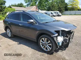 2013 Mazda CX-9 Grand Touring with VIN JM3TB3DV0D0405657, listed as a Copart auction lot 62142165 with 77,951 mi miles and Salvage title. Bid and sale history available at DreamBid. Image 4.