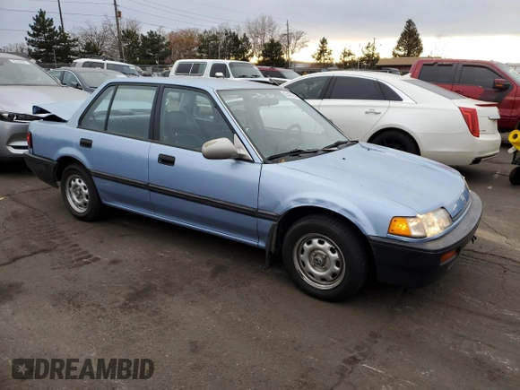 1989 Honda Civic z VIN 1HGED364XKA043135, wystawiony jako Copart lot #86406364 z przebiegiem 83 120 mil mil oraz Czysty tytuł • Clean title. Historia ofert i sprzedaży dostępna na DreamBid. Obrazek 4.