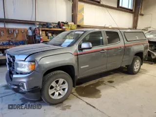 2021 GMC Canyon 4WD Elevation with VIN 1GTG6CEN2M1210019, listed as a Copart auction lot 80622494 with 75,755 mi miles and Salvage Title. Bid and sale history available at carsss.com. Image 1.