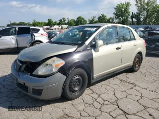 2008 Nissan Versa S with VIN 3N1BC11EX8L462521, listed as a Copart auction lot 57471625 with Not provided miles and Salvage title. Bid and sale history available at DreamBid. Image 1.