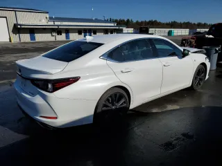 2023 Lexus ES with VIN 58AJZ1B19PU149763, listed as a Copart auction lot 78696944 with 21,651 mi miles and Salvage Title. Bid and sale history available at carsss.com. Image 3.