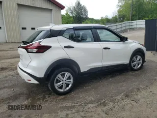 2021 Nissan Kicks S z VIN 3N1CP5BV5ML549901, wystawiony jako Copart lot #58055175 z przebiegiem 67 273 mil mil oraz Szkoda całkowita • Salvage title. Historia ofert i sprzedaży dostępna na DreamBid. Obrazek 3.