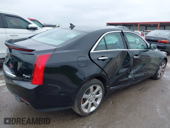 2014 Cadillac ATS Luxury AWD z VIN 1G6AH5SX0E0196052, wystawiony jako IAAI lot #41995886 z przebiegiem 97 531 mil mil oraz . Historia ofert i sprzedaży dostępna na DreamBid. Obrazek 4.