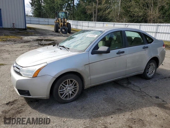 2009 Ford Focus SE with VIN 1FAHP35N09W205547, listed as a Copart auction lot 51344935 with 151,860 mi miles and Salvage Title. Bid and sale history available at carsss.com. Image 1.