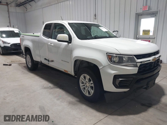 2021 Chevrolet Colorado 4WD LT z VIN 1GCHTCEA0M1242851, wystawiony jako IAAI lot #42131592 z przebiegiem 42 731 mil mil oraz . Historia ofert i sprzedaży dostępna na DreamBid. Obrazek 1.