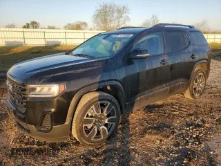 2021 GMC Acadia SLE with VIN 1GKKNKLAXMZ210430, listed as a Copart auction lot 48597855 with 47,711 mi miles and Salvage Title. Bid and sale history available at carsss.com. Image 1.