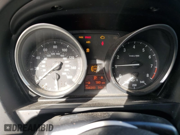 2013 BMW Z4 sDrive28i with VIN WBALL5C50DJ103778, listed as a Copart auction lot 49452215 with 104,203 mi miles and Salvage Title. Bid and sale history available at carsss.com. Image 9.