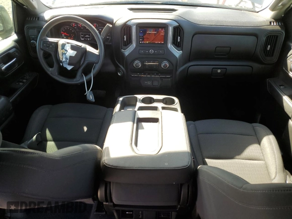 2024 Chevrolet Silverado 1500 Custom with VIN 1GCPABEK2RZ102085, listed as a Copart auction lot 49416675 with Not Provided miles and Salvage Title. Bid and sale history available at DreamBid. Image 8.