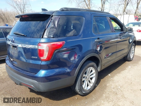 2016 Ford Explorer with VIN 1FM5K8B89GGC42543, listed as a IAAI auction lot 41887455 with 150,829 mi miles and . Bid and sale history available at carsss.com. Image 4.