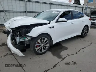 2016 Kia Optima SX Turbo with VIN 5XXGW4L23GG048523, listed as a Copart auction lot 47489175 with 91,922 mi miles and Salvage Title. Bid and sale history available at carsss.com. Image 1.