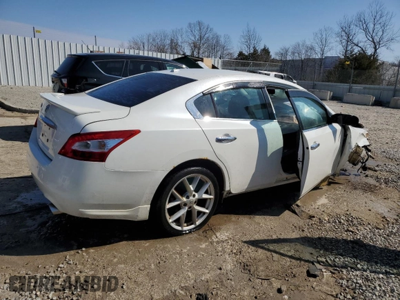 2009 Nissan Maxima SV with VIN 1N4AA51E89C830283, listed as a Copart auction lot 47377795 with 232,182 mi miles and Non Repairable. Bid and sale history available at DreamBid. Image 3.