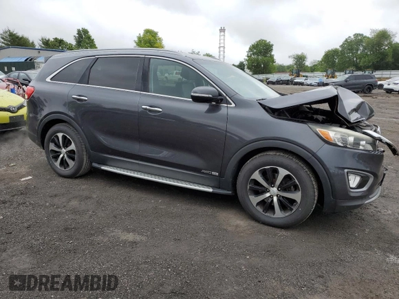 2017 Kia Sorento EX with VIN 5XYPHDA55HG230969, listed as a Copart auction lot 57320195 with 140,663 mi miles and Salvage title. Bid and sale history available at DreamBid. Image 4.