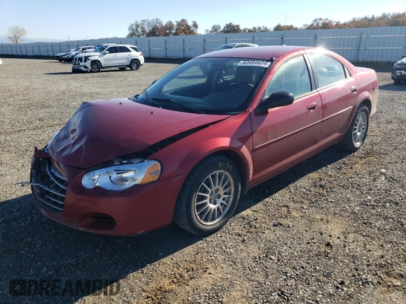 2006 Chrysler Sebring with VIN 1C3EL46X66N273260, listed as a Copart auction lot 83494624 with 222,568 mi miles and Salvage Title. Bid and sale history available at DreamBid. Image 1.