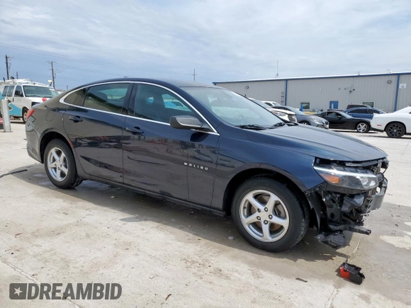 2018 Chevrolet Malibu LS with VIN 1G1ZB5ST9JF107996, listed as a Copart auction lot 50532065 with 123,631 mi miles and Salvage Title. Bid and sale history available at DreamBid. Image 4.