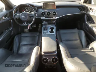2019 Kia Stinger GT1 with VIN KNAE45LC2K6062459, listed as a Copart auction lot 85746864 with 113,895 mi miles and Salvage Title. Bid and sale history available at DreamBid. Image 8.