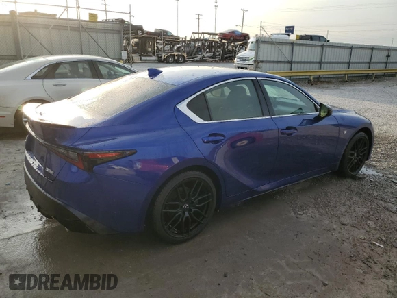 2021 Lexus IS 350 F Sport z VIN JTHGZ1E24M5020473, wystawiony jako Copart lot #48772885 z przebiegiem 56 941 mil mil oraz Szkoda całkowita • Salvage title. Historia ofert i sprzedaży dostępna na DreamBid. Obrazek 3.