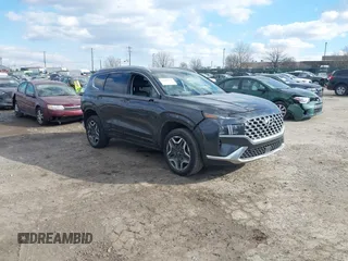 2021 Hyundai Santa Fe Limited with VIN 5NMS4DAL6MH334293, listed as a IAAI auction lot 41422771 with 38,979 mi miles. Bid and sale history available at carsss.com. Image 1.