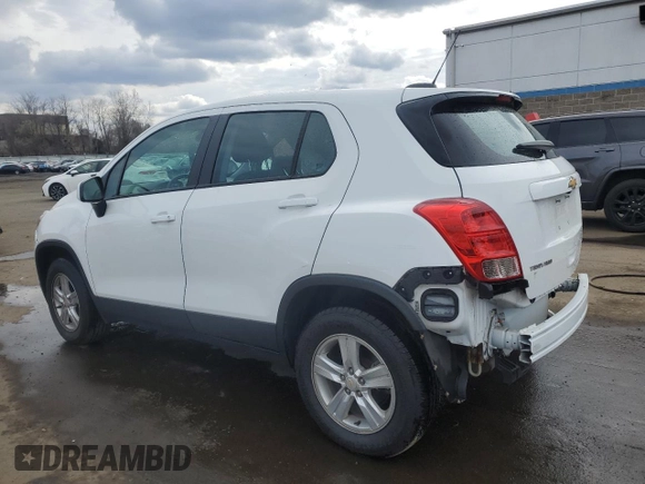 2018 Chevrolet Trax LS with VIN KL7CJNSB3JB598125, listed as a Copart auction lot 51777715 with 39,386 mi miles and Salvage Title. Bid and sale history available at carsss.com. Image 2.