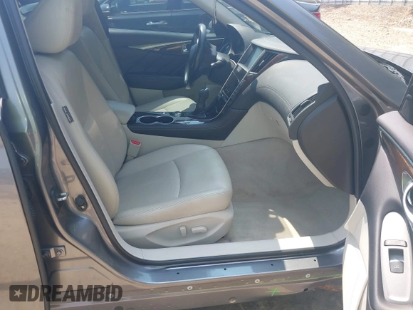 2019 Infiniti Q50 Luxe with VIN JN1EV7AP2KM518024, listed as a IAAI auction lot 42396562 with 72,030 mi miles and . Bid and sale history available at DreamBid. Image 5.
