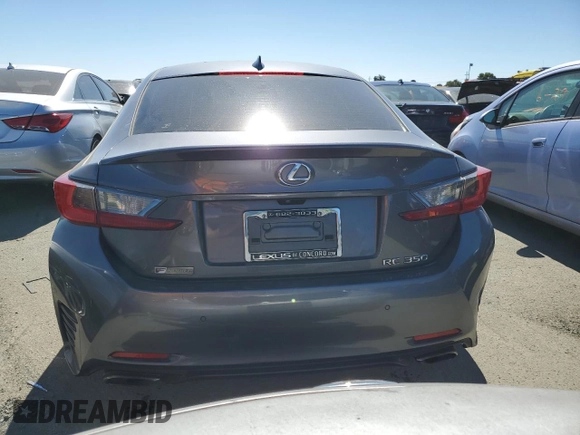 2016 Lexus RC 350 F Sport with VIN JTHHE5BC2G5014146, listed as a Copart auction lot 60836274 with 96,985 mi miles and Salvage Title. Bid and sale history available at DreamBid. Image 6.