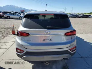 2020 Hyundai Santa Fe SE with VIN 5NMS2CAD1LH199165, listed as a Copart auction lot 54455865 with 27,688 mi miles and Salvage title. Bid and sale history available at DreamBid. Image 6.