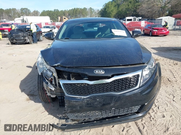 2013 Kia Optima LX with VIN 5XXGM4A74DG101584, listed as a IAAI auction lot 41835179 with 123,689 mi miles. Bid and sale history available at carsss.com. Image 6.