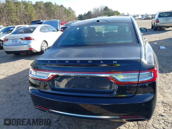 2017 Lincoln Continental Reserve with VIN 1LN6L9RP3H5628165, listed as a IAAI auction lot 41489434 with 143,171 mi miles. Bid and sale history available at carsss.com. Image 16.