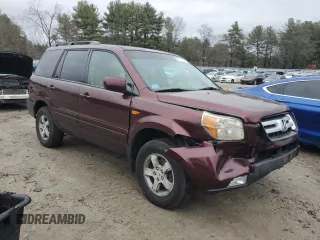 2007 Honda Pilot EX with VIN 2HKYF18467H511076, listed as a Copart auction lot 48763445 with 127,047 mi miles and Clean Title. Bid and sale history available at DreamBid. Image 4.