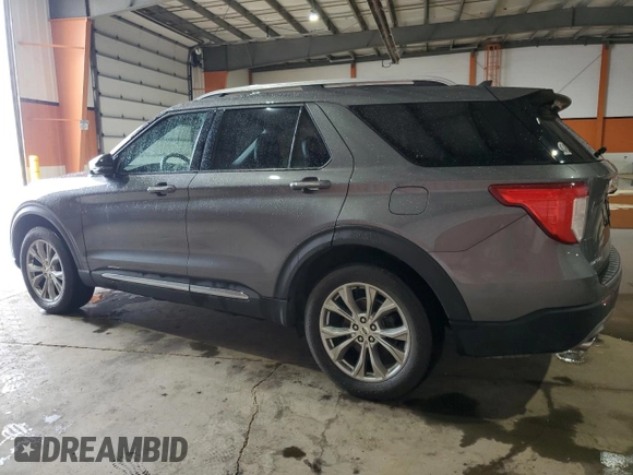 2021 Ford Explorer Limited with VIN 1FMSK8FH2MGB18865, listed as a Copart auction lot 65495945 with 90,742 mi miles and Salvage title. Bid and sale history available at DreamBid. Image 2.