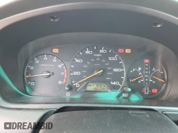 2000 Honda Odyssey EX with VIN 2HKRL1860YH532814, listed as a Copart auction lot 51780855 with 186,328 mi miles and Salvage Title. Bid and sale history available at DreamBid. Image 9.