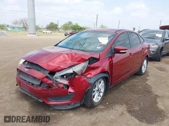 2015 Ford Focus SE with VIN 1FADP3F24FL323536, listed as a IAAI auction lot 41876148 with 221,050 mi miles. Bid and sale history available at carsss.com. Image 6.