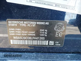 2020 BMW 3 Series M340i xDrive z VIN WBA5U9C08LFH41265, wystawiony jako IAAI lot #41572188 z przebiegiem 52 453 mil mil oraz . Historia ofert i sprzedaży dostępna na DreamBid. Obrazek 9.