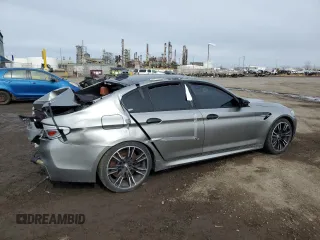 2020 BMW M5 z VIN WBSJF0C09LCE72758, wystawiony jako Copart lot #51132475 z przebiegiem Nie podano mil oraz Szkoda całkowita • Salvage title. Historia ofert i sprzedaży dostępna na DreamBid. Obrazek 3.
