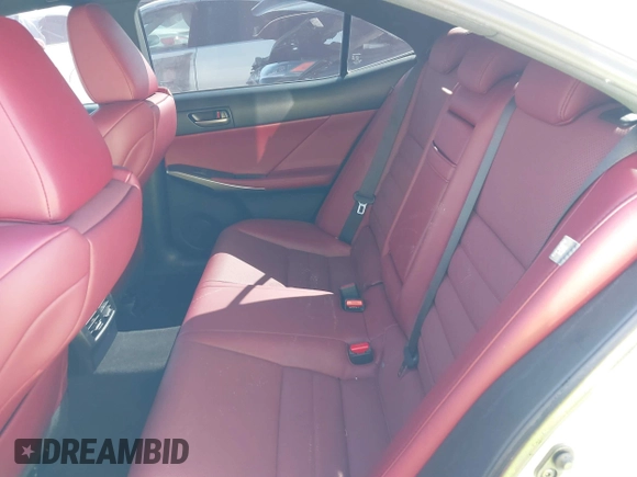 2019 Lexus IS with VIN JTHBA1D27K5089741, listed as a IAAI auction lot 41734834 with 58,944 mi miles. Bid and sale history available at carsss.com. Image 8.