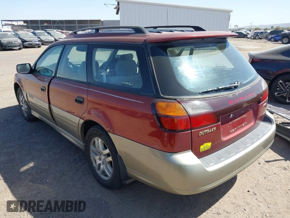 2002 Subaru Legacy Outback with VIN 4S3BH675826648904, listed as a IAAI auction lot 41709612 with 198,513 mi miles and . Bid and sale history available at DreamBid. Image 3.
