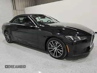 2025 BMW 4 Series 430i xDrive with VIN WBA53DB03SCT72075, listed as a Copart auction lot 55703825 with 13,894 mi miles and Clean Title. Bid and sale history available at carsss.com. Image 4.