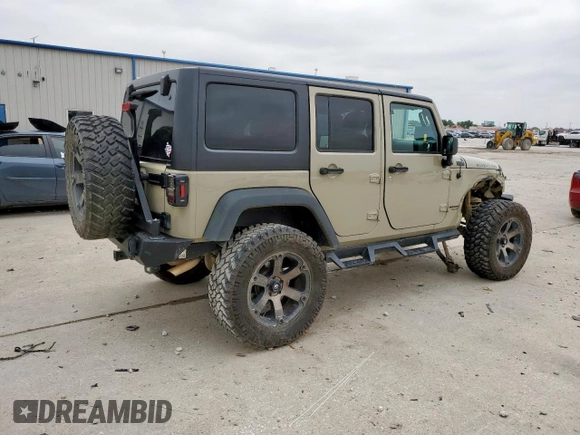 2017 Jeep Wrangler Unlimited Rubicon with VIN 1C4BJWFG1HL667974, listed as a Copart auction lot 59470365 with 22,241 mi miles and Salvage title. Bid and sale history available at DreamBid. Image 3.