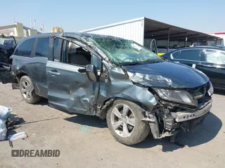 2019 Honda Odyssey EX z VIN 5FNRL6H50KB011554, wystawiony jako IAAI lot #42698874 z przebiegiem Nie podano mil oraz . Historia ofert i sprzedaży dostępna na DreamBid. Obrazek 1.