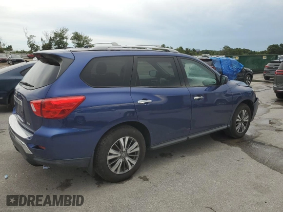 2017 Nissan Pathfinder SL with VIN 5N1DR2MNXHC694260, listed as a Copart auction lot 61482955 with 139,336 mi miles and Non repairable. Bid and sale history available at DreamBid. Image 3.