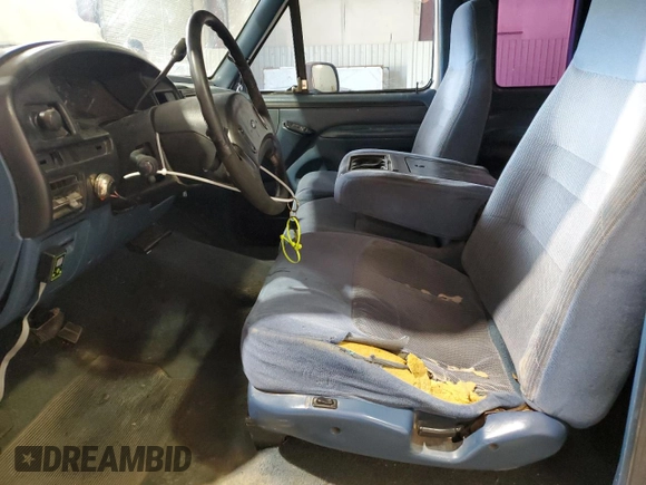 1997 Ford F-250 with VIN 1FTHX25F2VEB04460, listed as a Copart auction lot 78655674 with Not provided miles and Salvage title. Bid and sale history available at DreamBid. Image 7.