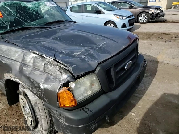 2005 Ford Ranger XLT with VIN 1FTYR44U55PA95540, listed as a Copart auction lot 41376055 with 156,734 mi miles and Salvage Title. Bid and sale history available at carsss.com. Image 11.