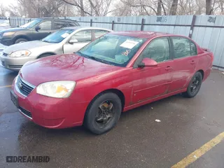 2007 Chevrolet Malibu LT w/1LT with VIN 1G1ZT58F97F133893, listed as a IAAI auction lot 41552296 with 144,767 mi miles. Bid and sale history available at carsss.com. Image 2.