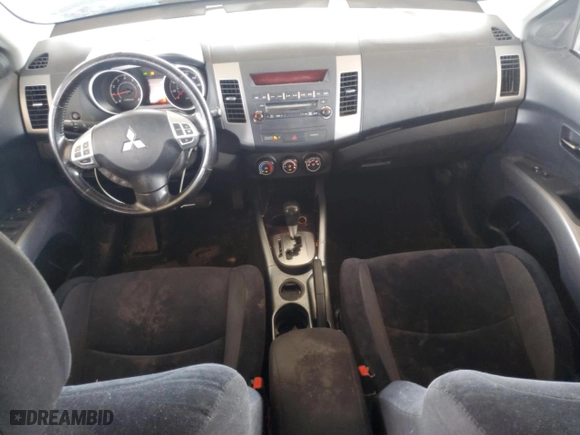 2012 Mitsubishi Outlander ES with VIN JA4AS2AW1CU011755, listed as a Copart auction lot 54343794 with 190,269 mi miles and Salvage Title. Bid and sale history available at carsss.com. Image 8.
