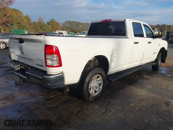 2021 Ram 2500 Tradesman with VIN 3C6UR5HL0MG648241, listed as a IAAI auction lot 40782479 with 57,033 mi miles and . Bid and sale history available at DreamBid. Image 4.