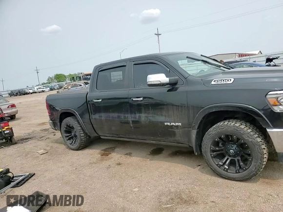 2019 Ram 1500 Laramie with VIN 1C6SRFJTXKN714855, listed as a Copart auction lot 58765625 with Not provided miles and Salvage title. Bid and sale history available at DreamBid. Image 13.