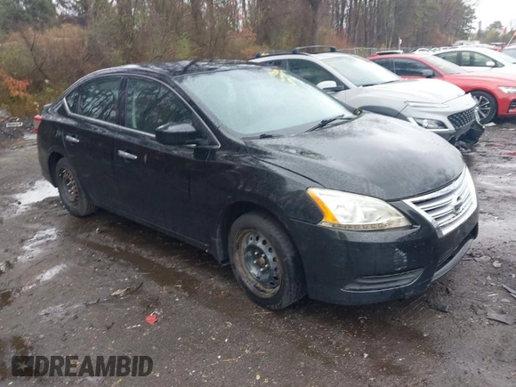 2015 Nissan Sentra SV with VIN 3N1AB7AP8FY378989, listed as a IAAI auction lot 41981269 with 141,083 mi miles. Bid and sale history available at carsss.com. Image 1.