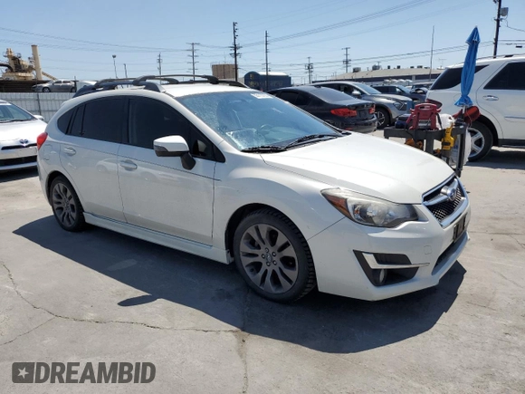 2016 Subaru Impreza Special Sports Premium with VIN JF1GPAP65G8294054, listed as a Copart auction lot 55115705 with 89,904 mi miles and Salvage title. Bid and sale history available at DreamBid. Image 4.