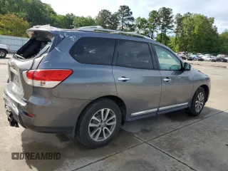 2015 Nissan Pathfinder SL with VIN 5N1AR2MNXFC677846, listed as a Copart auction lot 56226225 with 105,108 mi miles and Salvage title. Bid and sale history available at DreamBid. Image 3.